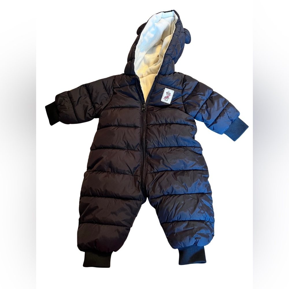 Kids Black Puffer Jacket
